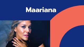 Award winning opera singer Maariana Mezzo-Soprano