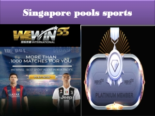 you want to win Singapore pools sports
