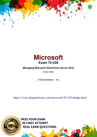 Actual Microsoft 70-339 Exam Questions Answers - 70-339 Dumps PDF