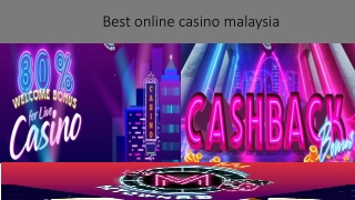 Best online casino malaysia