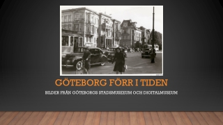 Göteborgs Historia 1