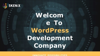 WordPress Development Company | Skenix Infotech