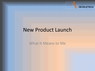 New Product Launch