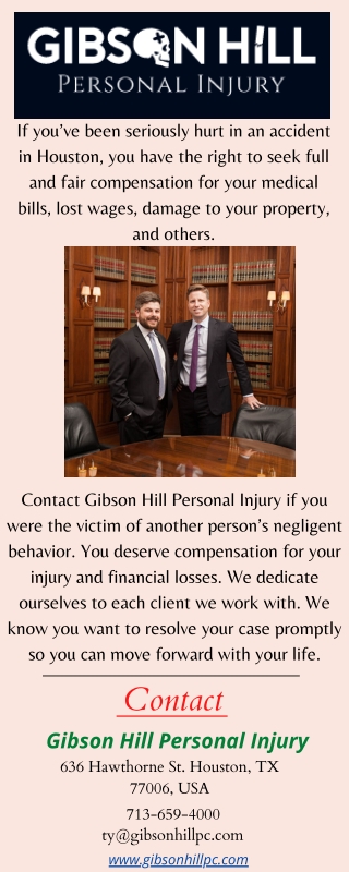 Houston Personal Injury Lawyers