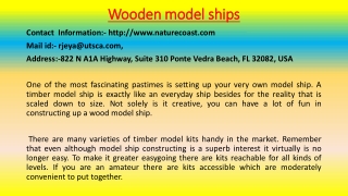 Here Is What You Should Do For Your wooden model ships