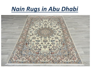 Nain Rugs In Abu Dhabi