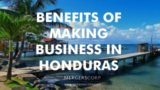 Benefits of Making Business in Honduras | Buy & Sell Business