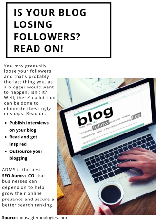 Is your blog losing followers? Read on!