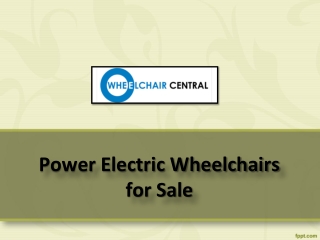 Power Electric Wheelchairs for Sale, Shop Power Wheelchair Online - Wheelchair Central