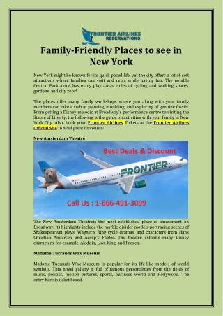 Family-Friendly Places to see in New York