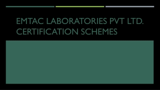 EMTAC Product Certification Laboratories India