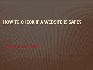 How To Check If A Website Is Safe?