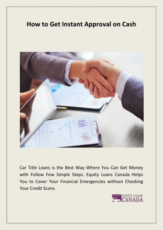 Having a Financial Crisis? Solve it with Car Title Loan Saskatoon