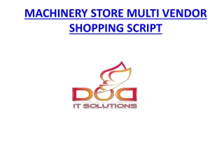 Cryptocurrency Machinery Store Multi Vendor Shopping Script - READYMADE CLONE
