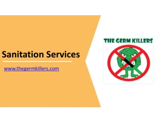 Sanitation Services, New York City - Thegermkillers.com