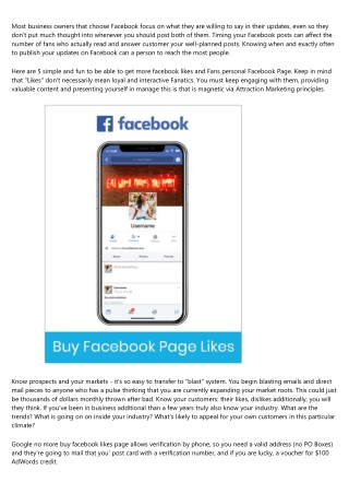 The 10 Scariest Things About buy facebook likes 25