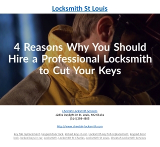 Locksmith St Louis