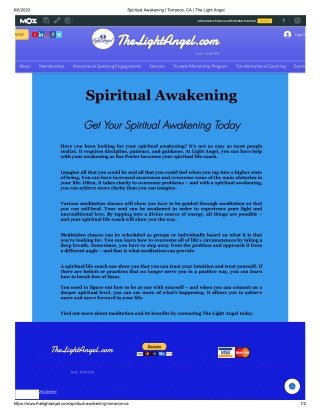 Looking for your Spiritual Awakening in Torrance, CA ?