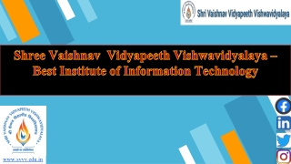 Shri Vaishnav Institute of Information Technology. Call: 0731-2729071