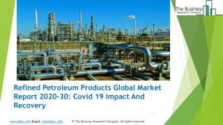 Refined Petroleum Products Market Analysis and Forecast Report 2030