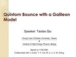 Quintom Bounce with a Galileon Model