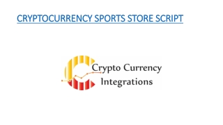 CRYPTOCURRENCY SPORTS STORE MULTI VENDOR SHOPPING SCRIPT - READYMADE CLONE