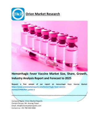 Hemorrhagic Fever Vaccine Market