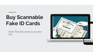 Buy Scannable Fake ID Cards