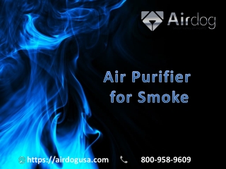 Air Purifier for Smoke with TPA® Technology with carbon-activated filters - Airdog USA