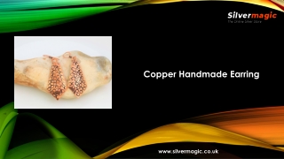 Copper Handmade Earring