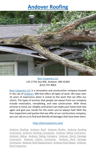 Andover Roofing
