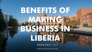 Benefits of Making Business in Liberia | Buy & Sell Business