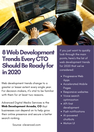 8 Web Development Trends Every CTO Should Be Ready for in 2020