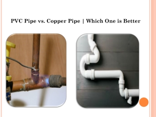 PVC Pipe vs. Copper Pipe | Which One is Better