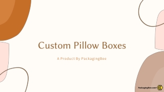 Custom Printed Pillow Boxes