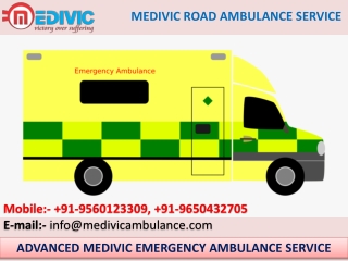 Hire Fastest Road Ambulance Service in Koderma and Hazaribagh by Medivic