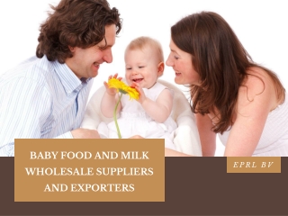 Baby Products and Milk Wholesale Suppliers