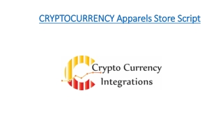 CRYPTOCURRENCY Apparels Store Multi Vendor Shopping Script - READYMADE CLONE
