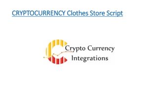 CRYPTOCURRENCY Clothes Store Multi Vendor Shopping Script-READYMADE CLONE