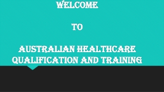 Aged Care Training Melbourne