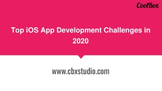 Top iOS App Development Challenges in 2020