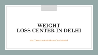 Weight loss center in Delhi