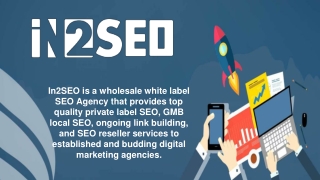 Wholesale SEO Services - In2SEO