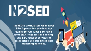 Wholesale SEO Services - In2SEO