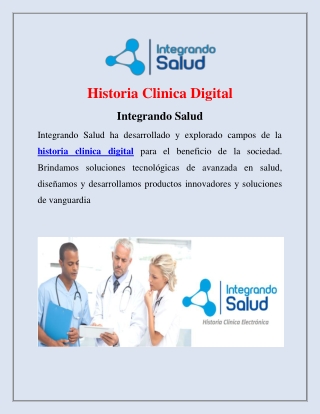 Historia Clinica Digital