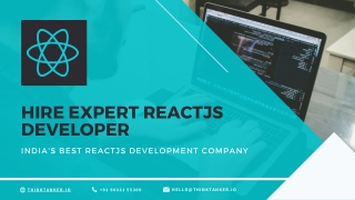Hire ReactJS Developer India, ReactJS Development Company India - ThinkTanker