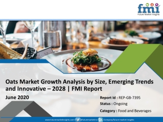 Oats Market CAGR Status, Market Growth, Trends, Analysis and Forecast