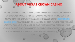 Vegas Crown Casino Review - Mobile Casino | Slots Games