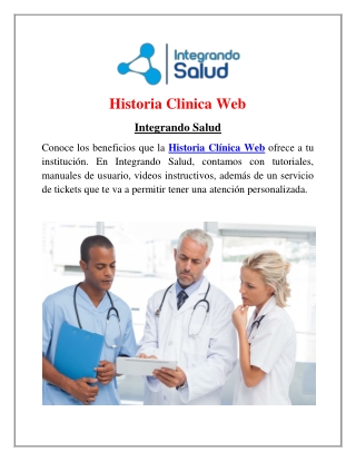 Historia Clinica Web