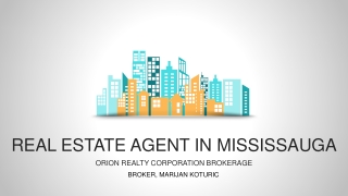 Real Estate Agent In Mississauga, Marijan Koturic